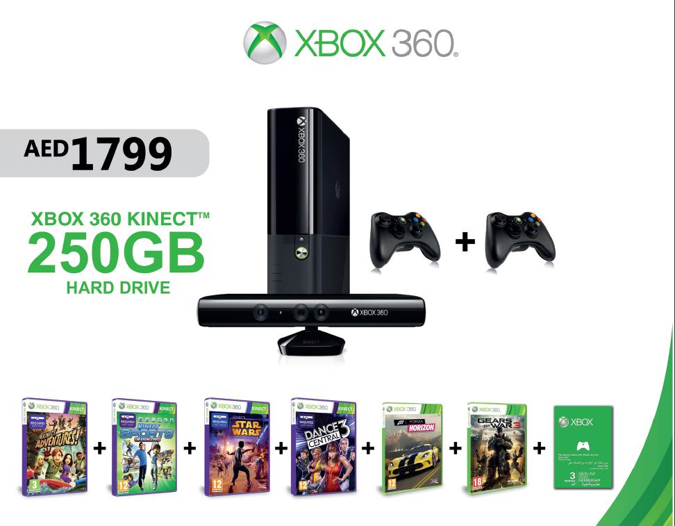 250 KINECT CONSOLE BUNDLES