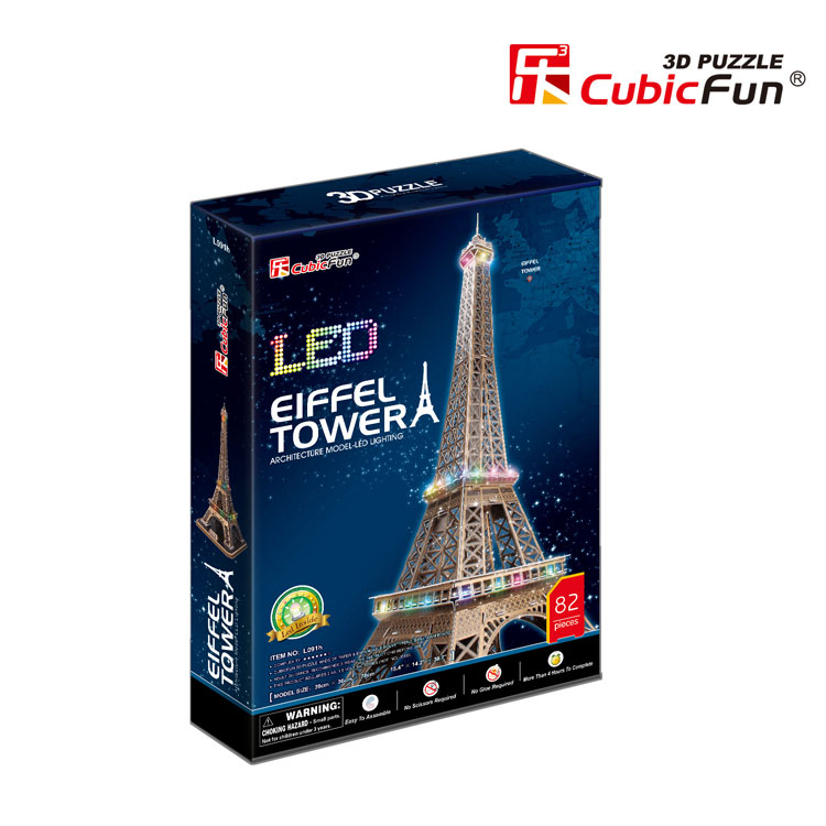 EIFFEL TOWER WITH LED INSIDE
