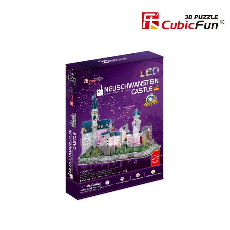 NEUSCHWANSTEIN CASTLE WITH LED INSIDE