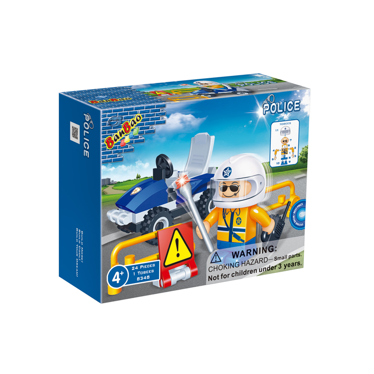 BANBAO POLICE SERIES 24PCS 8348