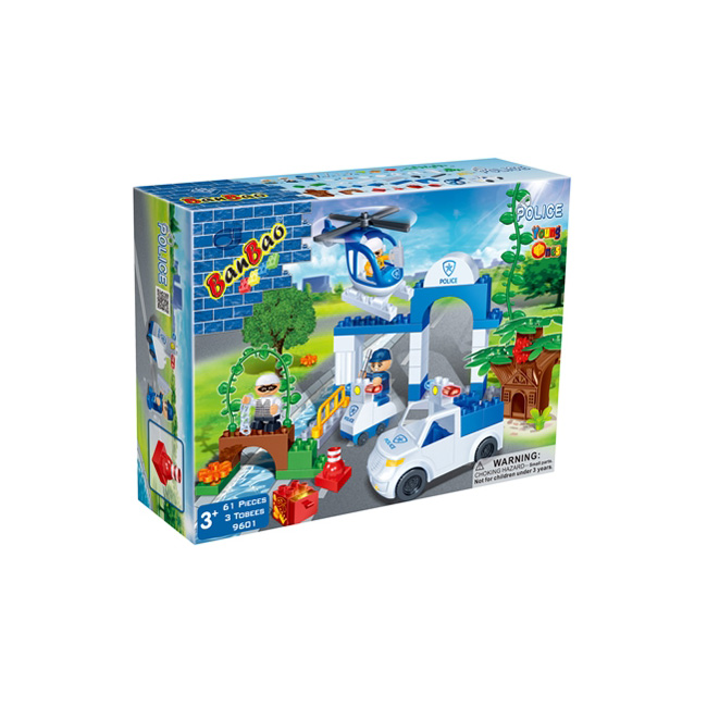 BANBAO YOUNG ONE POLICE 64PCS 9601