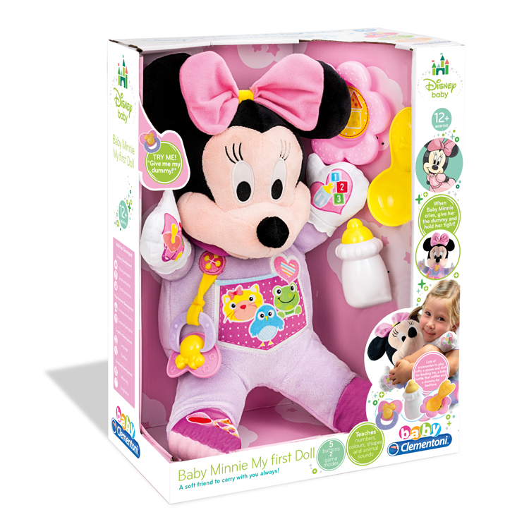 CLEMENTONI - DISNEY BABY - BABY MINNIE MY FIRST DOLL