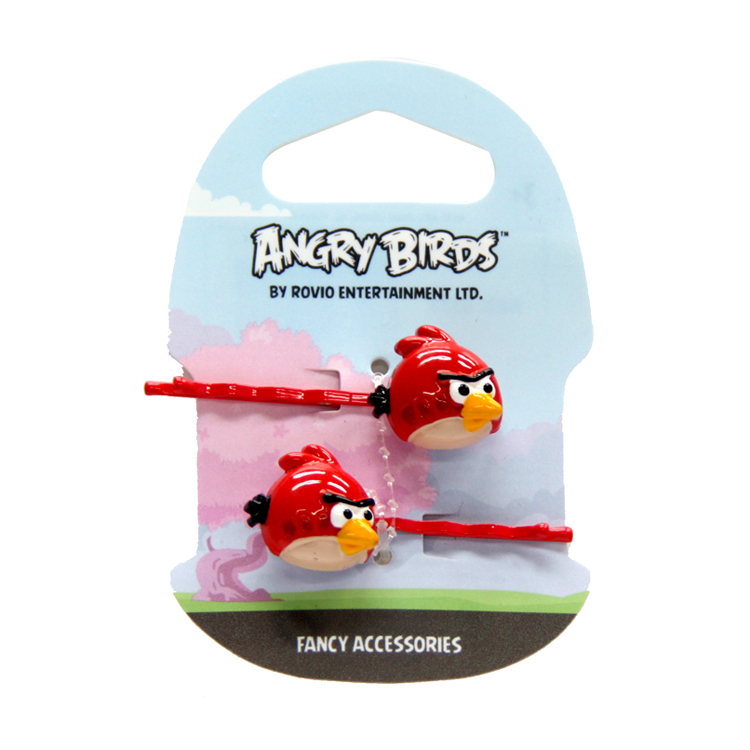 ANGRY BIRDS HAIR CLIP ASST