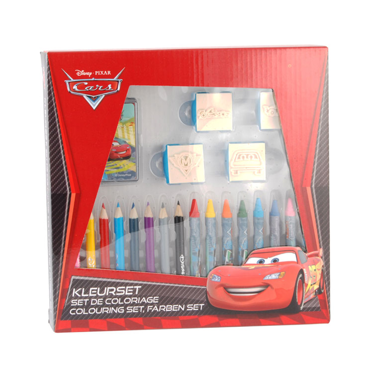 COLOURINGSTAMP SET CARS