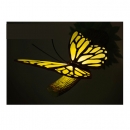 YELLOW 3D BRANCH W ITH BUTTERFLY