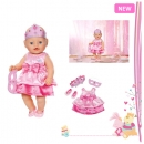 BABYBORN DELUXE PRINCESS DRESS WITH TIARA